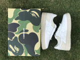 Authentic A Bathing Ape x Nike Air Force 1 Low Wheat/White