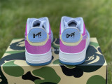 Authentic A Bathing Ape x Nike Air Force 1 Low White/Pink/Green