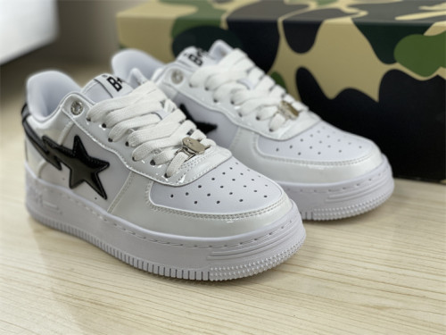 Authentic A Bathing Ape x Nike Air Force 1 Low White/Black