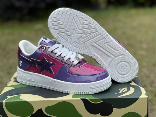 Authentic A Bathing Ape x Nike Air Force 1 Low Red/Blue