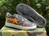 Authentic A Bathing Ape x Nike Air Force 1 Low Black Colorful
