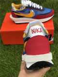 Authentic Sacai x Nike LDWaffle Blue/White/Red/Yellow