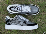 Authentic A Bathing Ape x Nike Air Force 1 Low White/Grey/Black