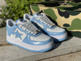 Authentic A Bathing Ape x Nike Air Force 1 Low White/Blue
