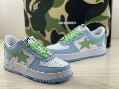 Authentic A Bathing Ape x Nike Air Force 1 Low Blue/Green