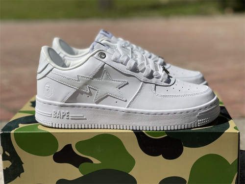 Authentic A Bathing Ape x Nike Air Force 1 Low White