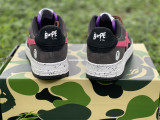 Authentic A Bathing Ape x Nike Air Force 1 Low Grey/Pink/Purple