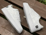 Authentic A Bathing Ape x Nike Air Force 1 Low Pure White