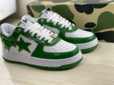 Authentic A Bathing Ape x Nike Air Force 1 Low White/Green