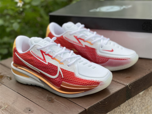 Authentic Nike Air Zoom GT Cut EP White/Orange/Red