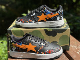 Authentic A Bathing Ape x Nike Air Force 1 Low Black Colorful