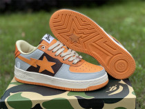 Authentic A Bathing Ape x Nike Air Force 1 Low Orange/Grey