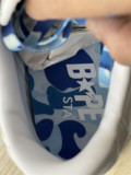 Authentic A Bathing Ape x Nike Air Force 1 Low White/Blue