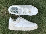 Authentic A Bathing Ape x Nike Air Force 1 Low Wheat/White