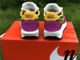 Authentic Sacai x Nike LDWaffle Green/Yellow/Purple Red