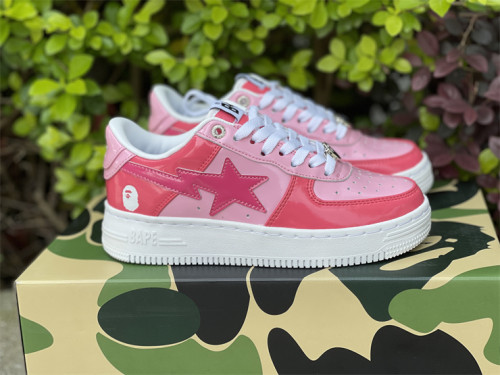 Authentic A Bathing Ape x Nike Air Force 1 Low White/Pink