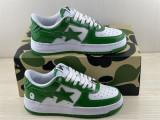 Authentic A Bathing Ape x Nike Air Force 1 Low White/Green