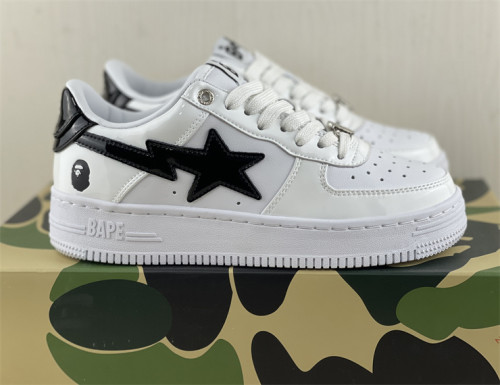 Authentic A Bathing Ape x Nike Air Force 1 Low White/Black