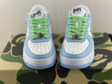 Authentic A Bathing Ape x Nike Air Force 1 Low Blue/Green
