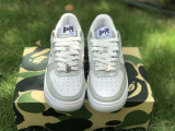 Authentic A Bathing Ape x Nike Air Force 1 Low Grey/White