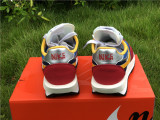 Authentic Sacai x Nike LDWaffle Blue/White/Red/Yellow