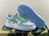 Authentic A Bathing Ape x Nike Air Force 1 Low Blue/Green