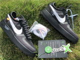Authentic OFF-WHITE x Nike Air Force 1 Low Black/White