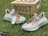 Authentic Yeezy Boost 350 V2 BROWN/GREEN