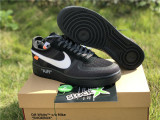 Authentic OFF-WHITE x Nike Air Force 1 Low Black/White