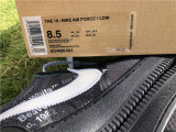Authentic OFF-WHITE x Nike Air Force 1 Low Black/White