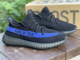 Authentic Yeezy Boost 350 V2 Black/Blue
