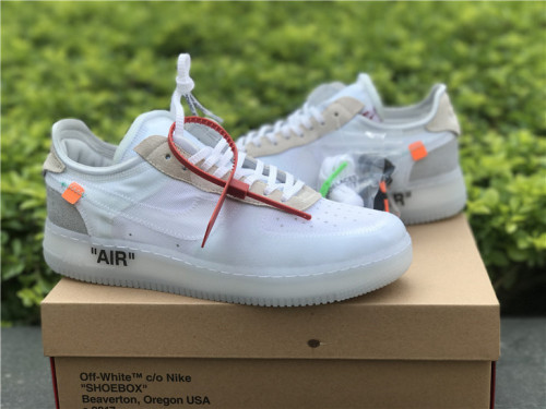 Authentic OFF-WHITE x Nike Air Force 1 Low Pure White