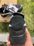 Authentic OFF-WHITE x Nike Air Force 1 Low Black/White