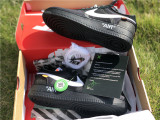 Authentic OFF-WHITE x Nike Air Force 1 Low Black/White