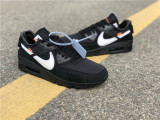 Authentic OFF-WHITE x Nike Air max 90 Black/White