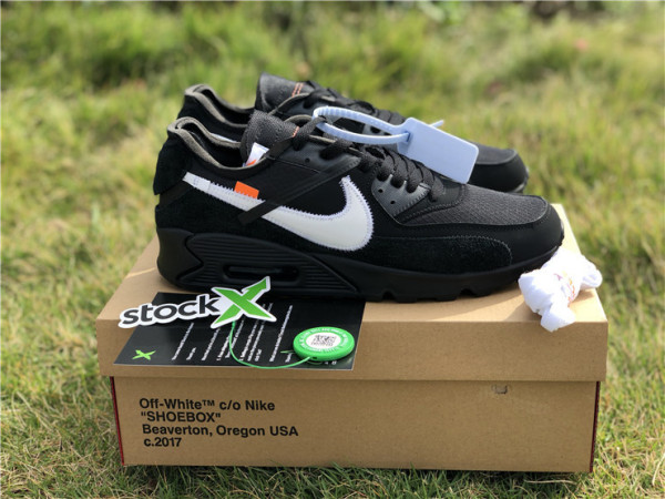 Authentic OFF-WHITE x Nike Air max 90 Black/White