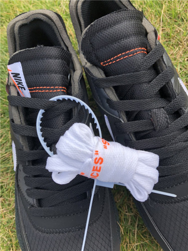 Authentic OFF-WHITE x Nike Air max 90 Black/White