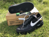 Authentic OFF-WHITE x Nike Air Force 1 Low Black/White