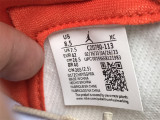 Authentic Air Jordan 1 Low White/Orange