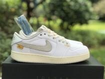 Authentic Union x Air Jordan 1 KO Low White/Grey