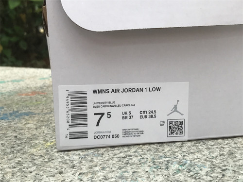 Authentic Air Jordan 1 Low University Blue