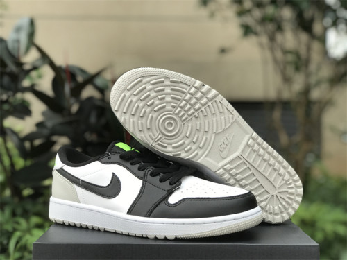Authentic Air Jordan 1 Low Golf White/Black-Phantom