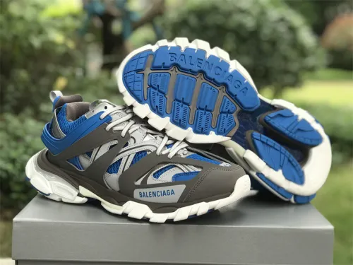 Authentic Balenciaga Track Sneakers 3.0 Grey/Blue