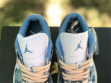 Authentic Air Jordan 1 Low Blue/White