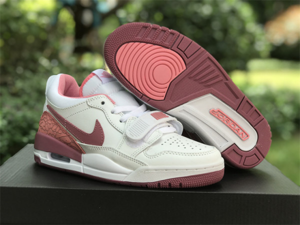 Authentic Air Jordan Legacy 312  Low Pink/White