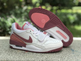 Authentic Air Jordan Legacy 312  Low Pink/White