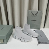 Authentic Balenciaga Speed Sneakers Grey