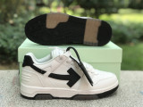 Authentic OFF-WHITE Out Of Office Leather White/Black