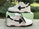 Authentic OFF-WHITE Out Of Office Leather White/Black