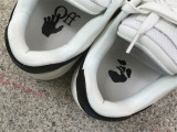 Authentic OFF-WHITE Out Of Office Leather White/Black